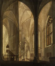 Church Interior, 19th Century